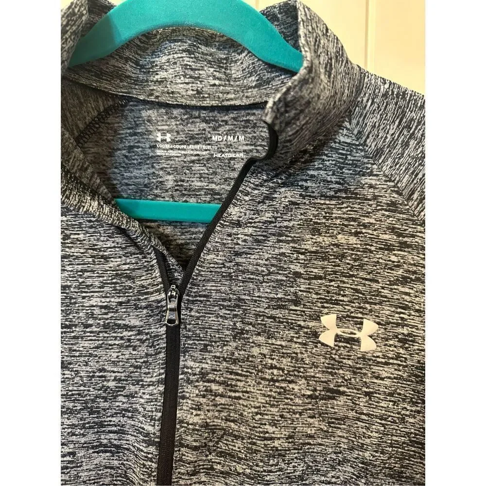Under Armour Women’s Tech Twist 1/2 Zip Long Sleeve Top - Size Medium - Picture 6 of 9